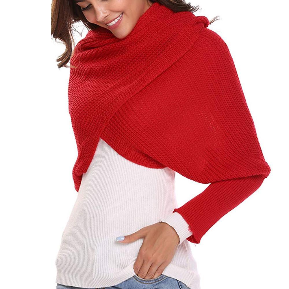 Bequee Winter GehÀkelte Strickdecke Schal