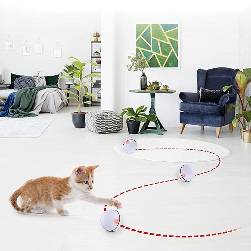(🌲Weihnachtsangebot - 48 % RABATT) Freietaube Laser Katzenball mit Feder🎉