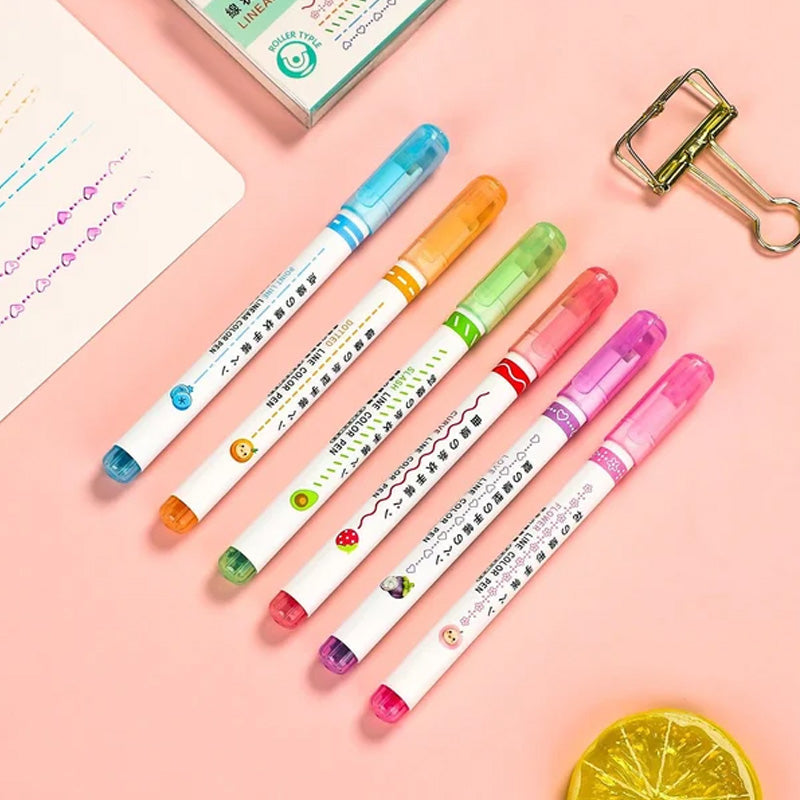💖BESTE GESCHENKE FÜR KINDER-Farblich Fluoreszierender Markierungsstift