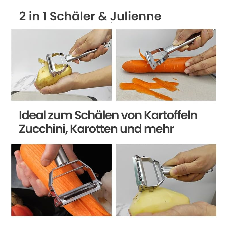 2-in-1-Häcksler & Schneidemaschine