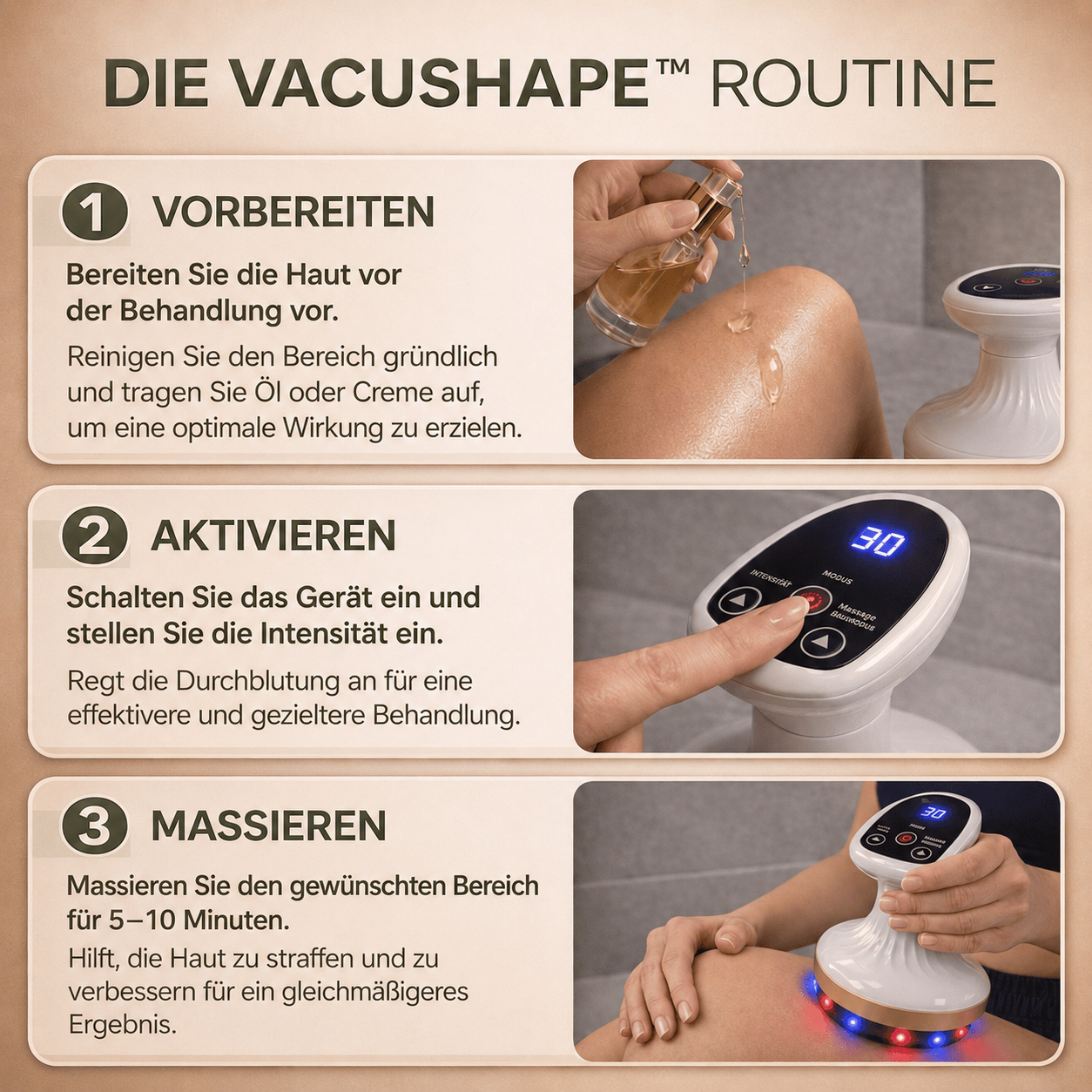 VacuShape™ | Geben Sie Ihrer Haut Ihre Straffheit Zurück