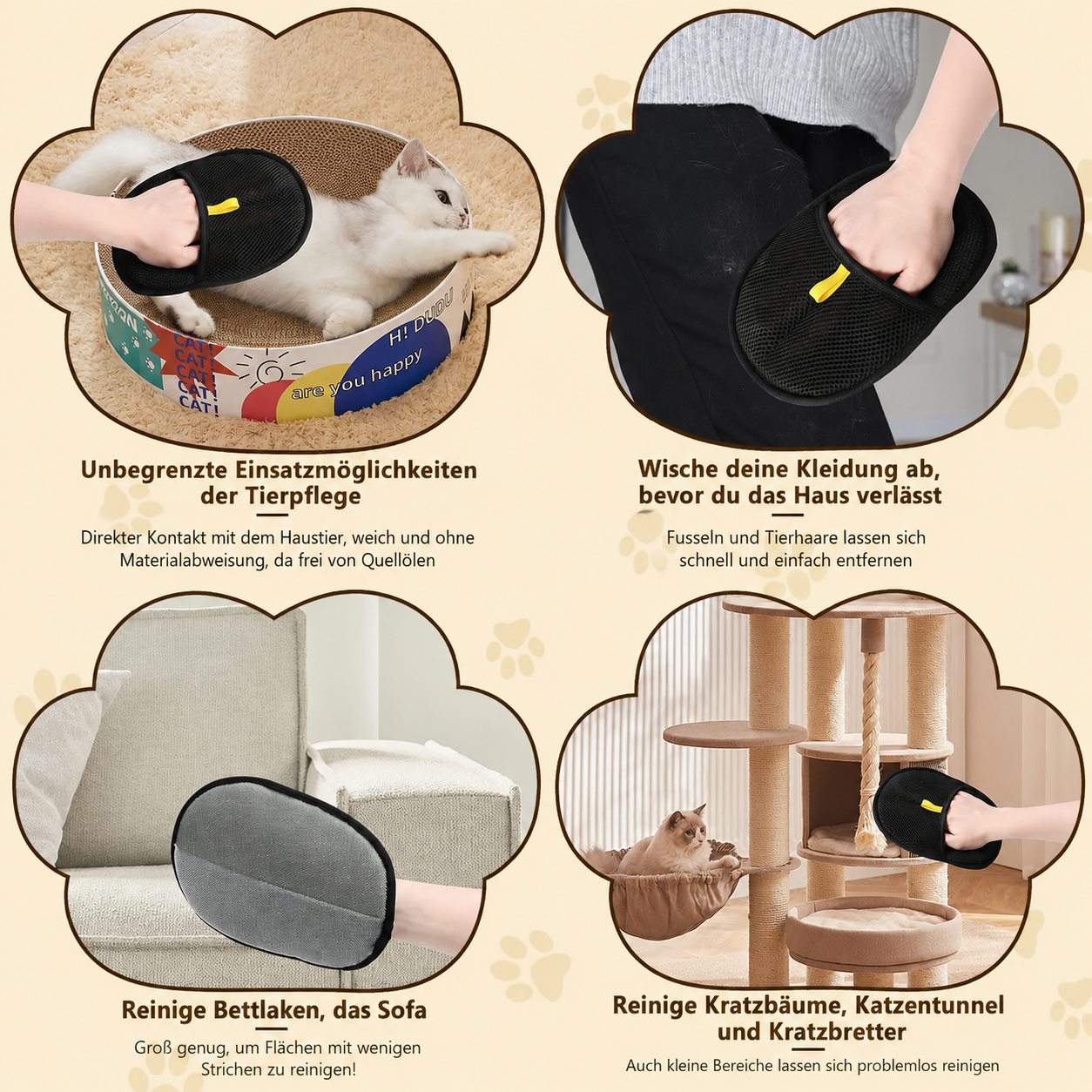 FurAway™ Pet Grooming Gloves