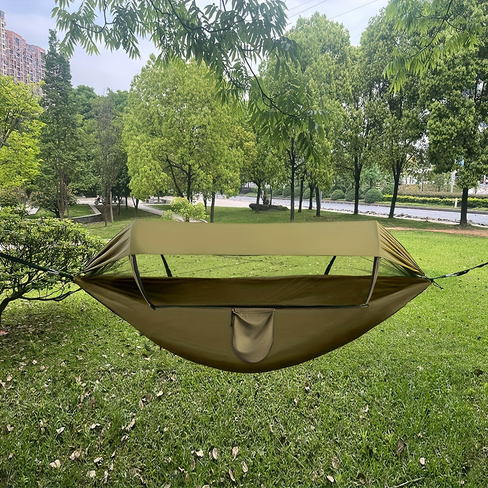 Outdoor-Hängematte mit Moskitonetz und Sonnenschutz